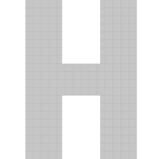 bellissa Buchstabengabione H 100x70x21 cm