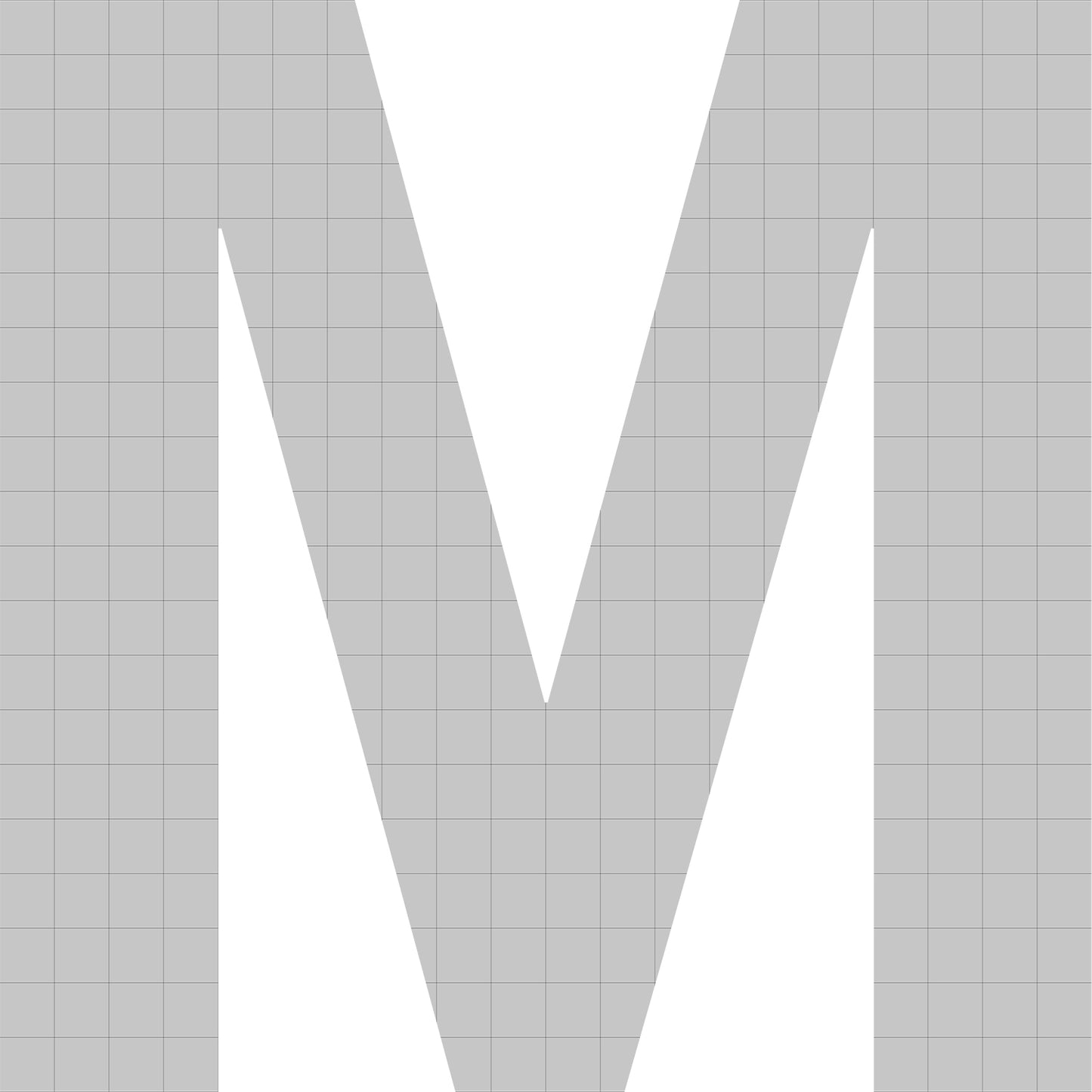 bellissa Buchstabengabione M 100x103x21 cm