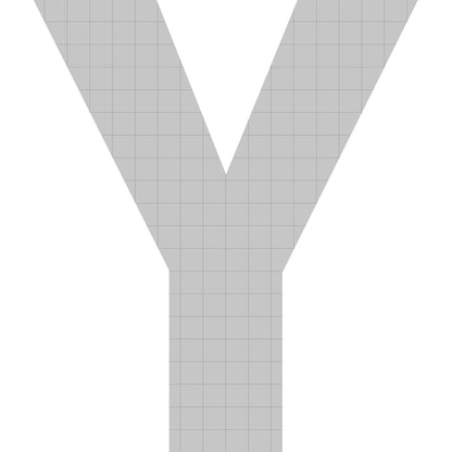 bellissa Buchstabengabione Y 100x85x21 cm