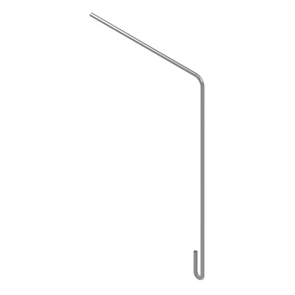 bellissa Blumenampel Halterung 25 (3er Set); L 16 x B 0,4 x H 25 cm, 4 mm verz. Stahl, +Biegeh.