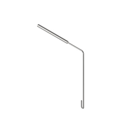 bellissa Blumenampel Halterung 25 (3er Set); L 16 x B 0,4 x H 25 cm, 4 mm verz. Stahl, +Biegeh.