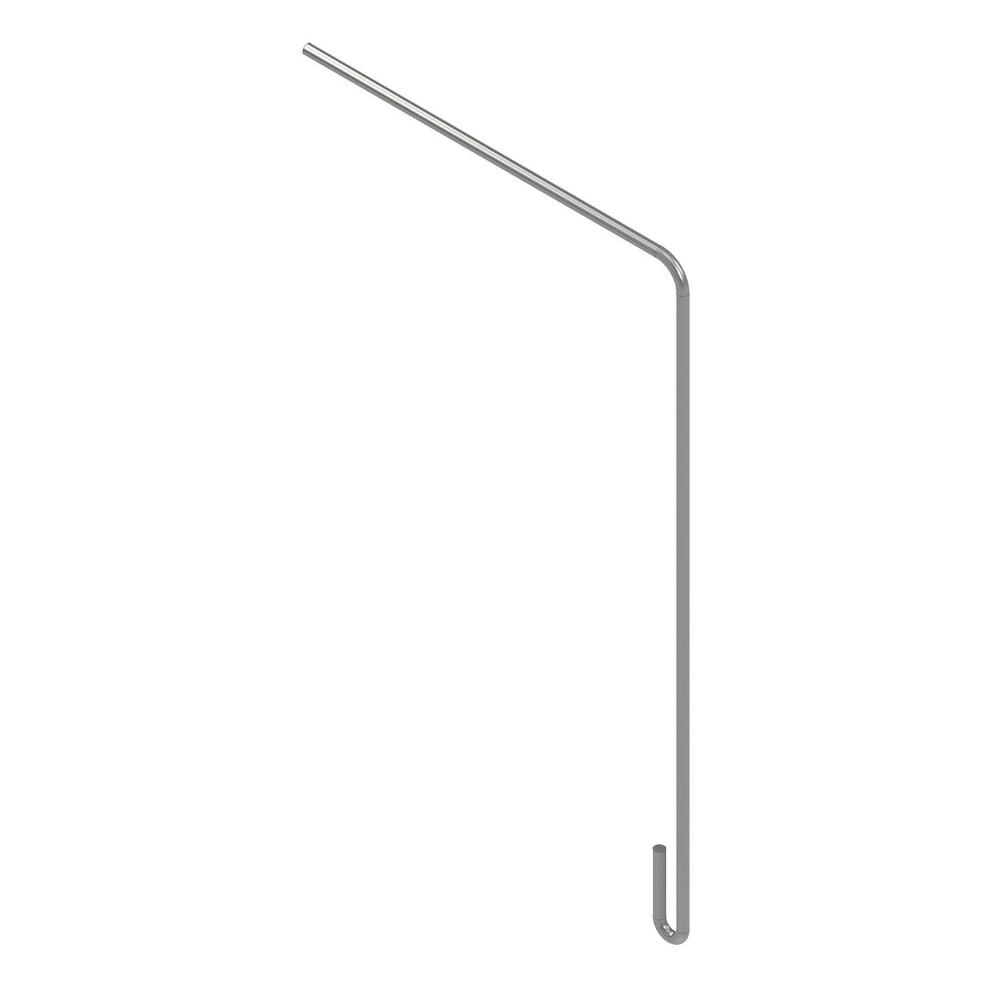 bellissa Blumenampel Halterung 25 (3er Set); L 16 x B 0,4 x H 25 cm, 4 mm verz. Stahl, +Biegeh.