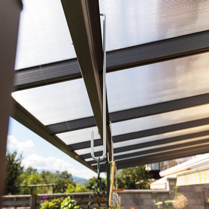 bellissa Blumenampel Halterung 35 (3er Set); L 16 x B 0,4 x H 35 cm, 4 mm verz. Stahl, +Biegeh.