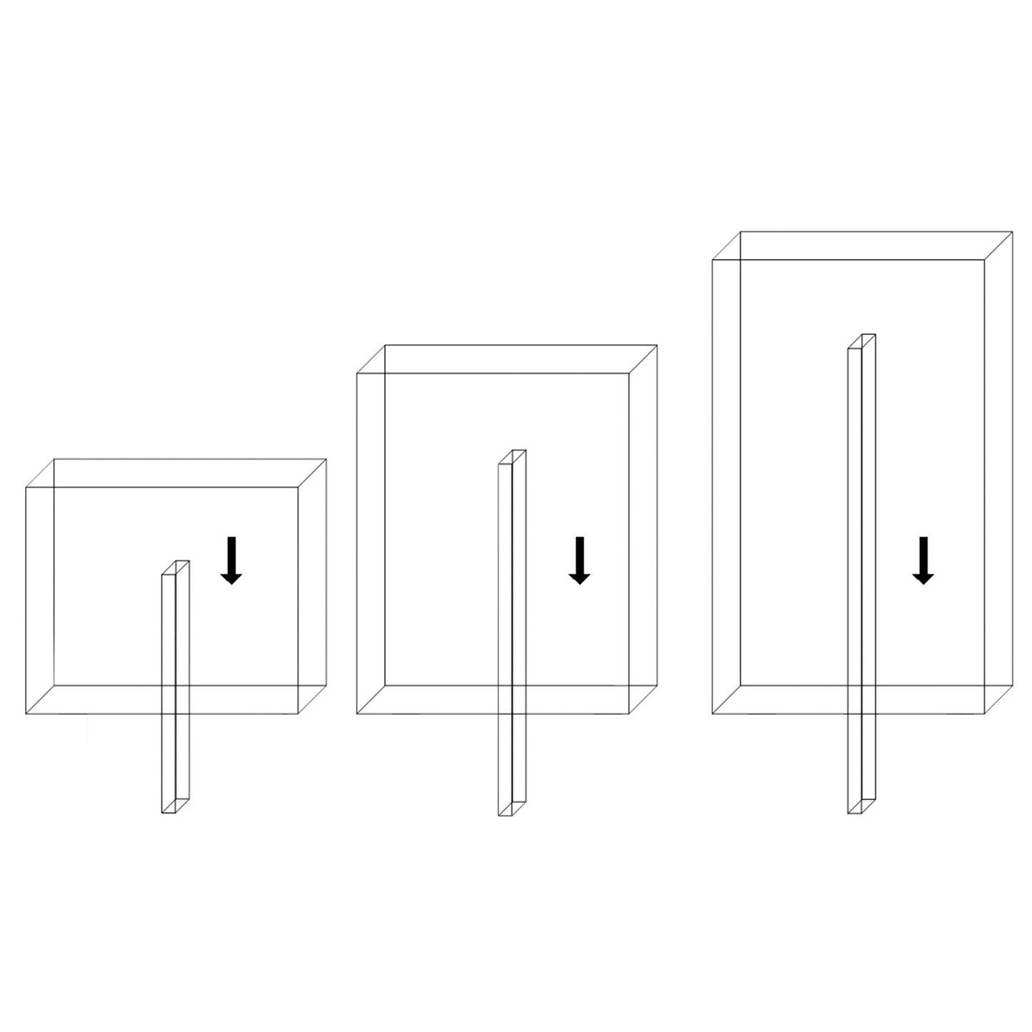 bellissa Fertiggabione pronto 102,5 x 23,5 x 105.5 cm mit Pfosten