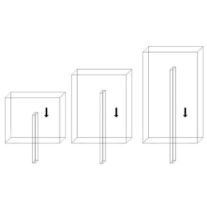 bellissa Fertiggabione pronto 102,5 x 23,5 x 105.5 cm mit Pfosten