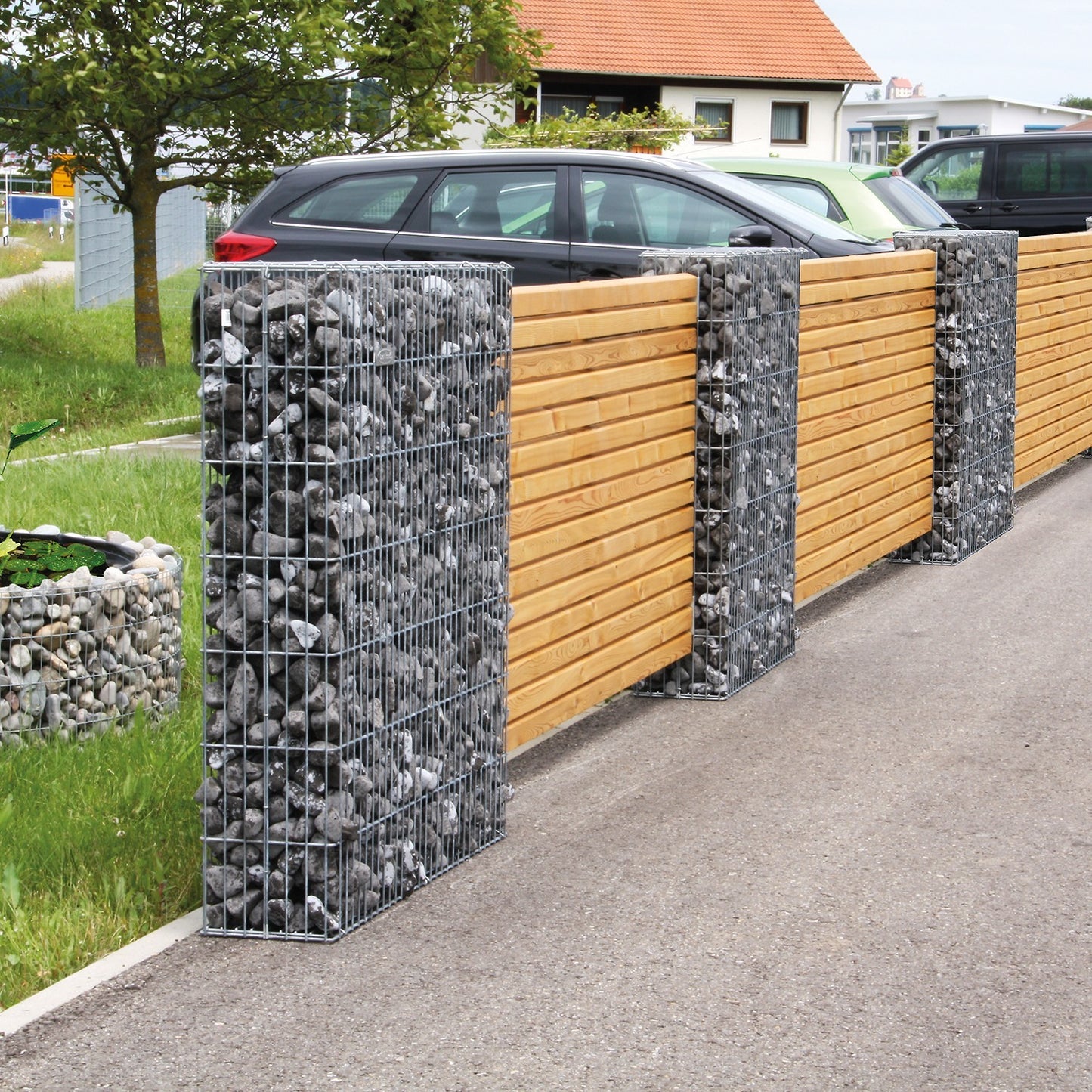 bellissa Fertiggabione PRONTO 105 cm mit Pfosten - ID: 70950966886774
