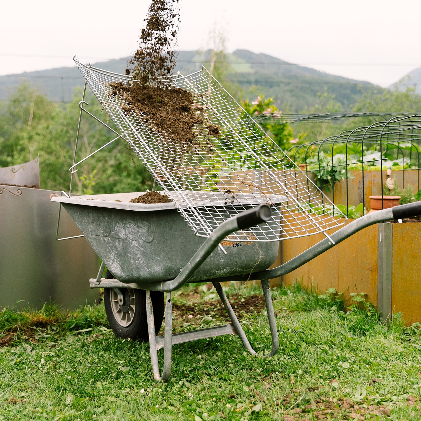 bellissa Rund Durchwurfsieb 100 x 60 cm