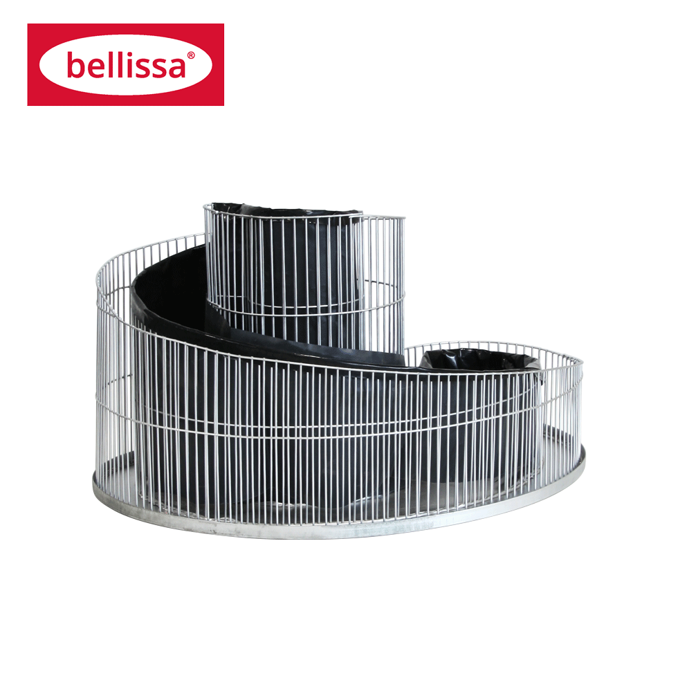 bellissa Kräuterspirale Balkon&Terrasse L57xB42xH29 cm inkl. Trennfolie