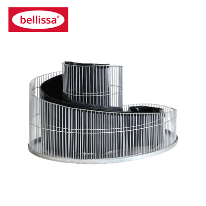 bellissa Kräuterspirale Balkon&Terrasse L57xB42xH29 cm inkl. Trennfolie