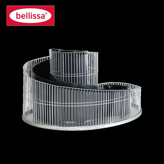 bellissa Kräuterspirale Balkon&Terrasse L57xB42xH29 cm inkl. Trennfolie