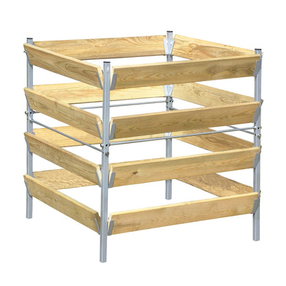 bellissa Komposter Holz/Metall 90 x 90 x 90 cm - ID: 67831493001590