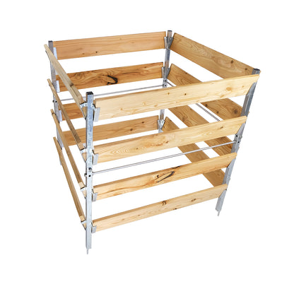 bellissa Komposter Holz/Metall 90 x 90 x 90 cm - ID: 67831502897526