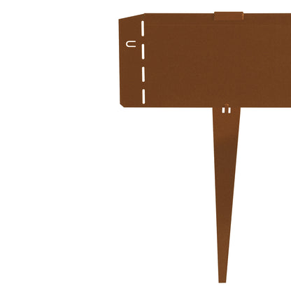 bellissa Bodenanker corten für bellissa Rasenkante 13 cm