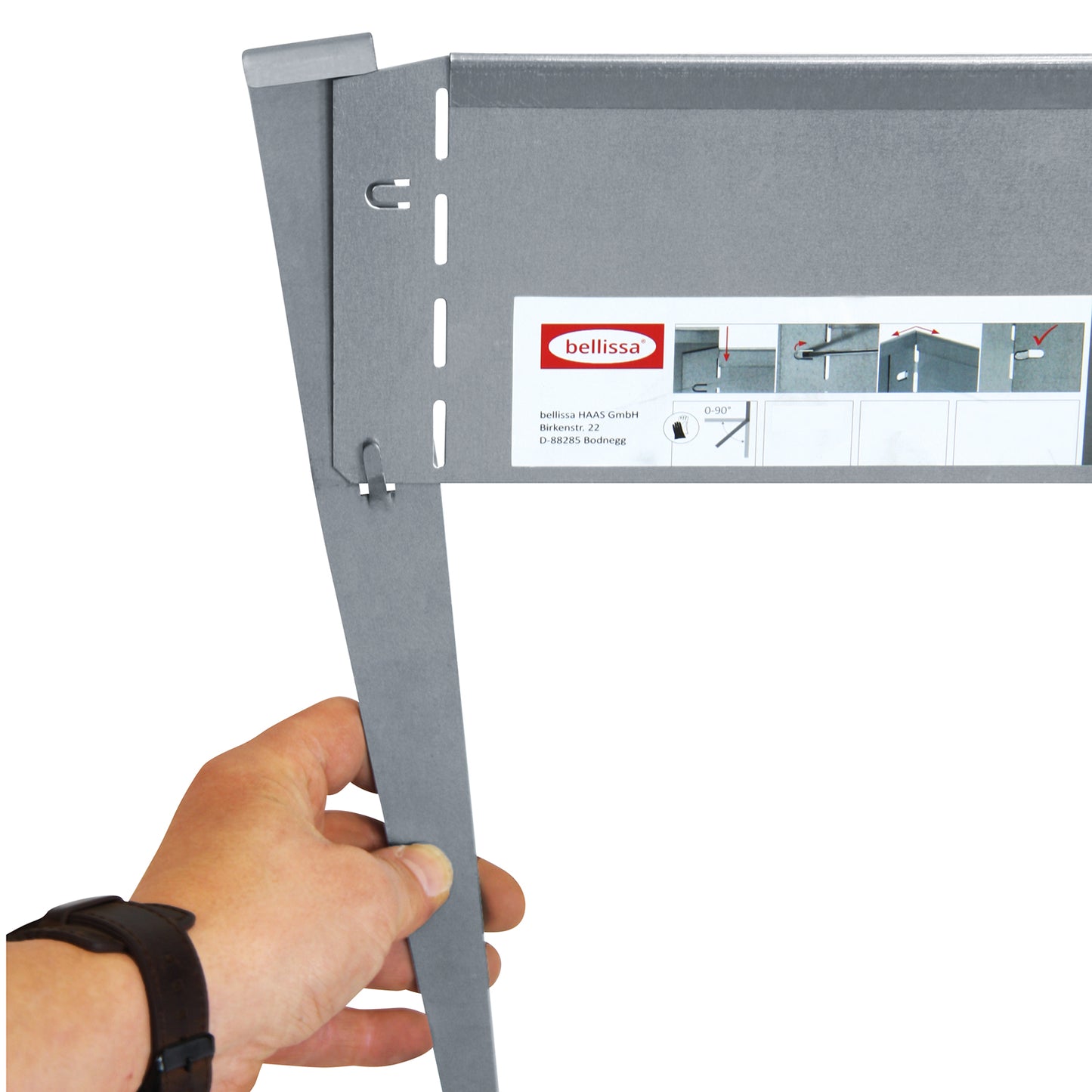 bellissa Bodenanker verzinkt für bellissa Rasenkante 19,5 cm