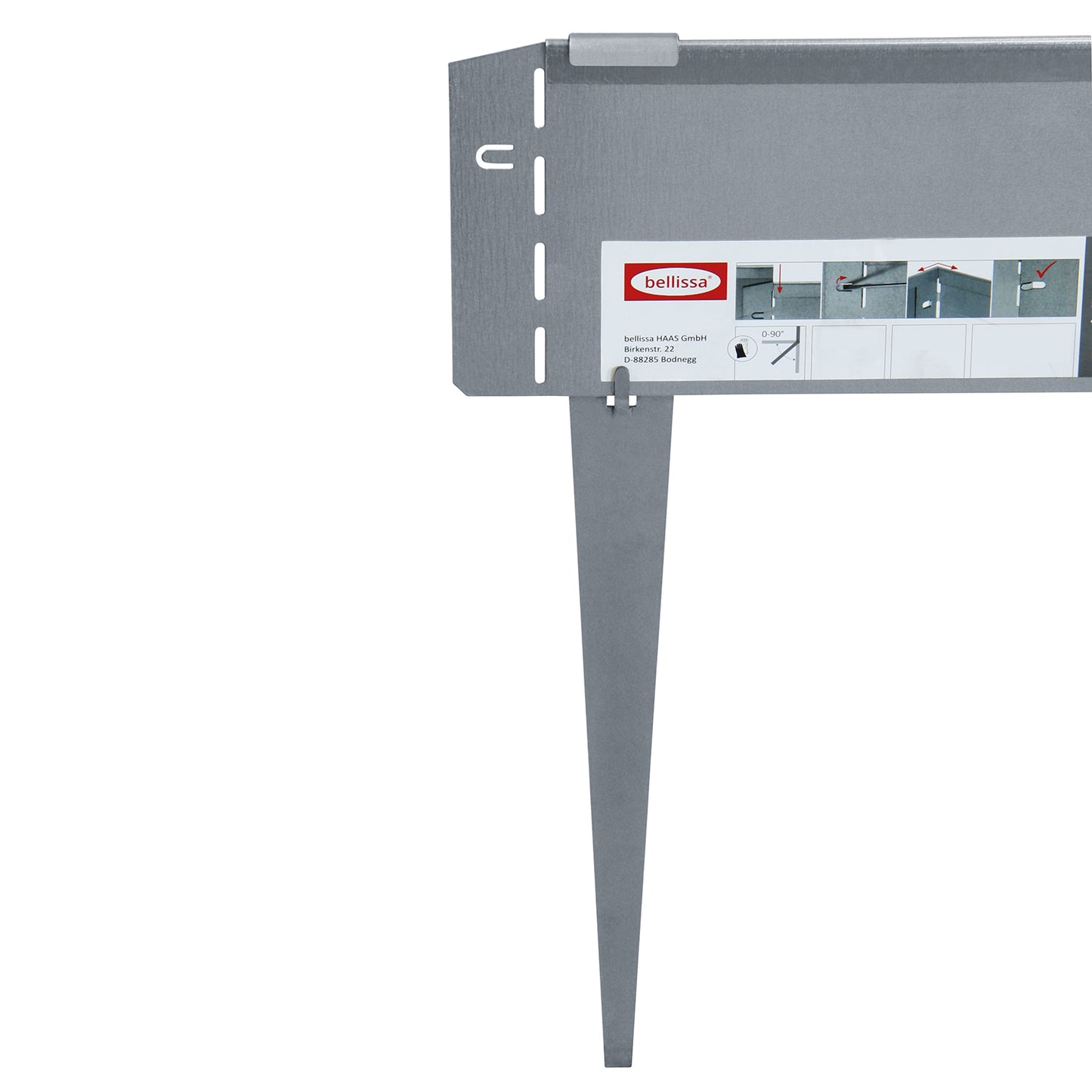 bellissa Bodenanker verzinkt für bellissa Rasenkante 19,5 cm