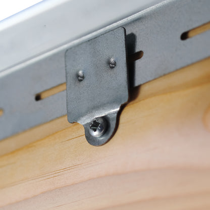 bellissa Schneckenblech für Hochbeete S verzinkt, Länge 50 cm