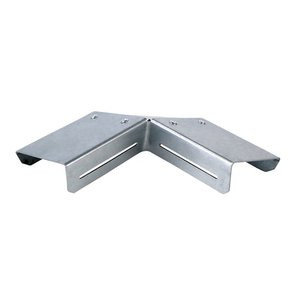 bellissa Eckteil zu Schneckenblech für Hochbeete (4er Set)