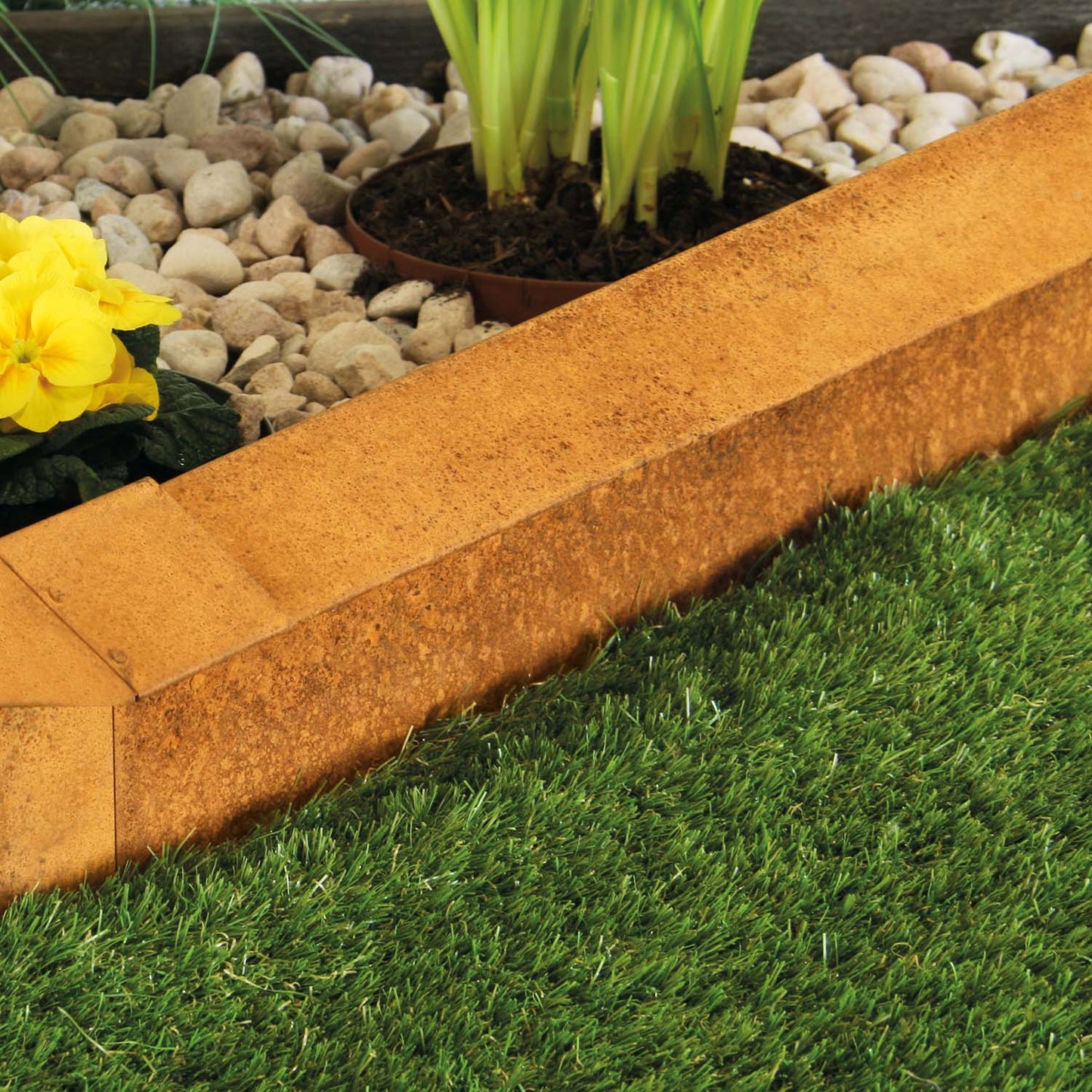 bellissa Schneckenblech 100x20 cm corten