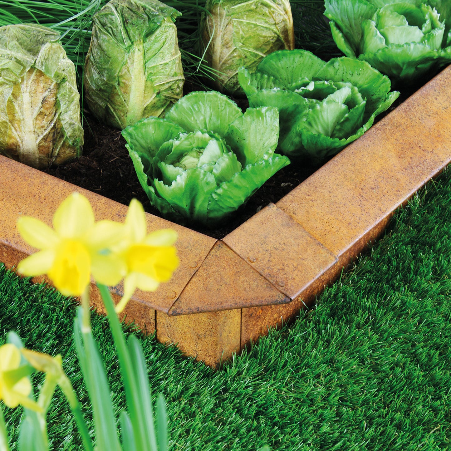 bellissa Schneckenblech Setartikel 100 x 20 cm corten