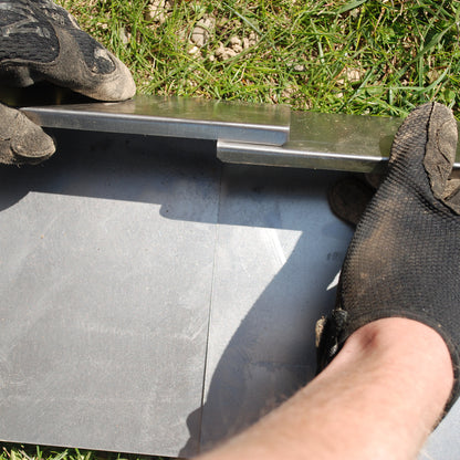 bellissa Schneckenblech Setartikel 100 x 20 cm corten