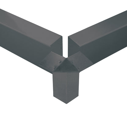 bellissa Schneckenblech Eckteil 7x7x20 cm corten