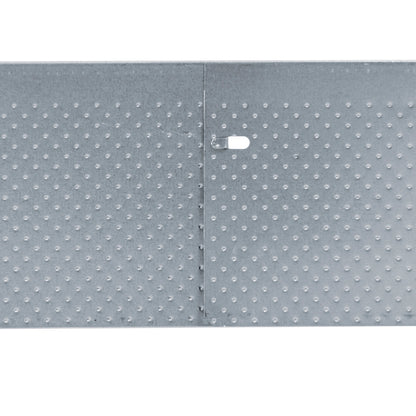 bellissa Rasenkante Metall Noppenstruktur 118x13 cm, Nutzlänge 115 cm