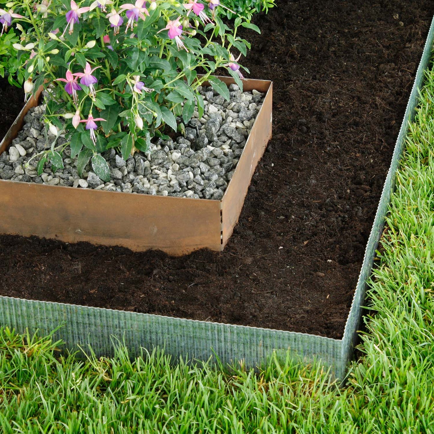bellissa Rasenkantenband kleine Welle 500x14 cm - ID: 67831275356534