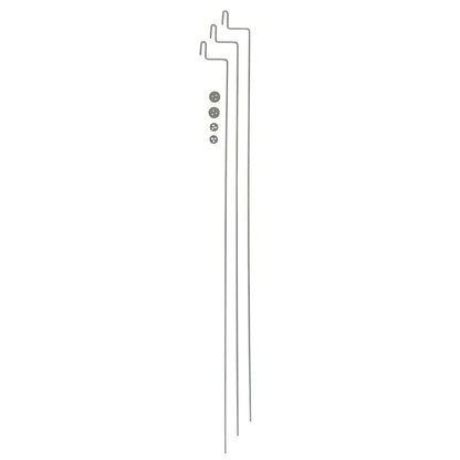 bellissa Insekten- & Vogeltränkenhalter Ø 15-35 cm x H146 cm, 6 mm, Stahl, verzinkt - ID: 68331903451510