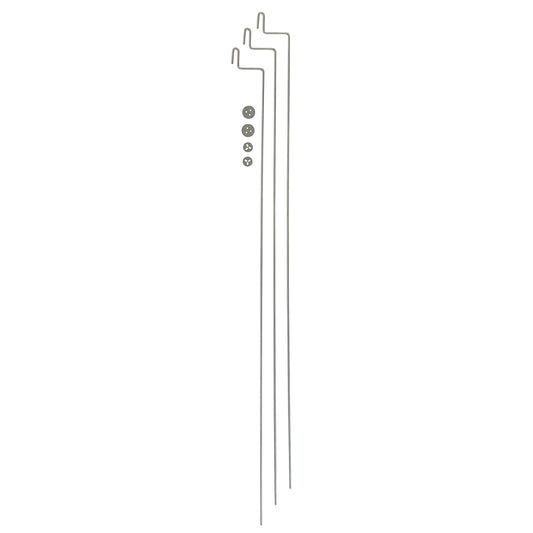 bellissa Insekten- & Vogeltränkenhalter Ø 15-35 cm x H146 cm, 6 mm, Stahl, verzinkt