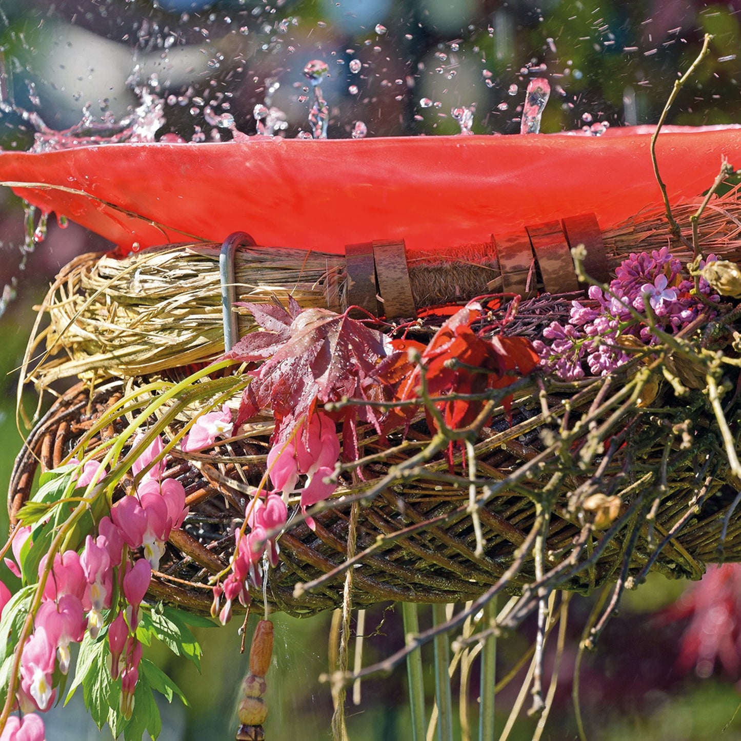 bellissa Insekten- & Vogeltränkenhalter Ø 15-35 cm x H146 cm, 6 mm, Stahl, verzinkt - ID: 70408955134326