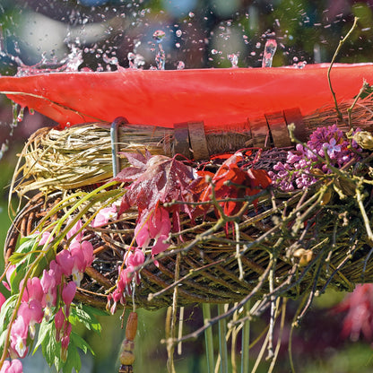 bellissa Insekten- & Vogeltränkenhalter Ø 15-35 cm x H146 cm, 6 mm, Stahl, verzinkt - ID: 70408955134326