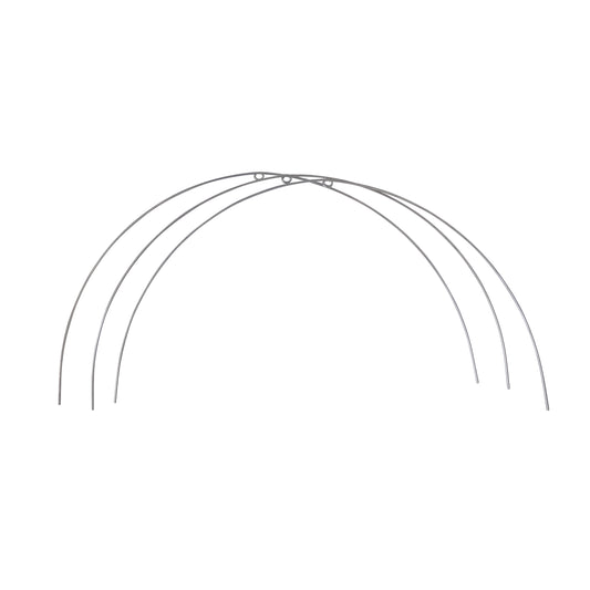 bellissa Tunnelbogen (3er Set), L100 x B1,2 x H50 cm, 6mm, Stahl, verzinkt