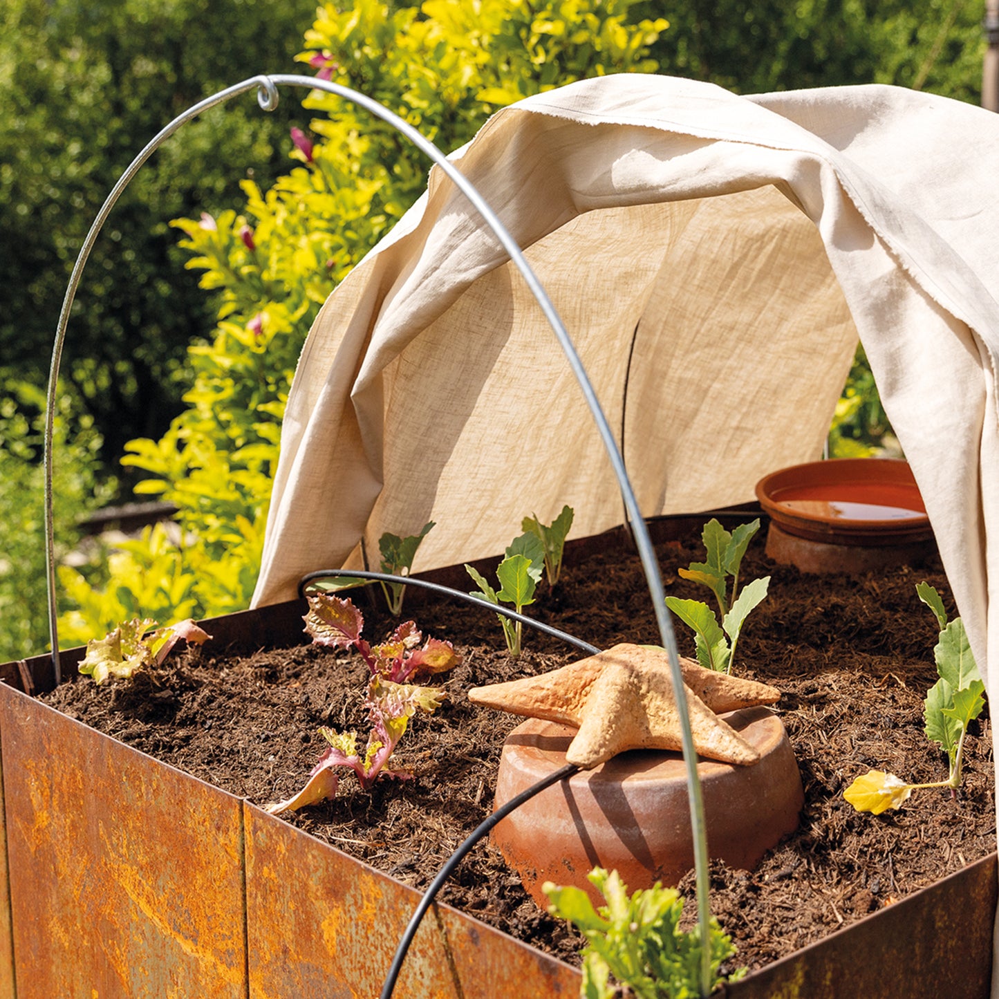 bellissa Tunnelbogen (3er Set), L100 x B1,2 x H50 cm, 6mm, Stahl, verzinkt