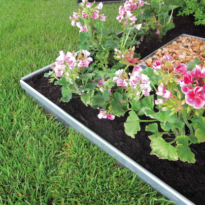 bellissa Rasenkante Metall NT extra stabil 118x13 cm, Nutzlänge 115 cm