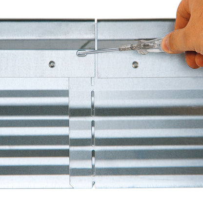 bellissa Rasenkante Metall NT extra stabil 118x13 cm, Nutzlänge 115 cm