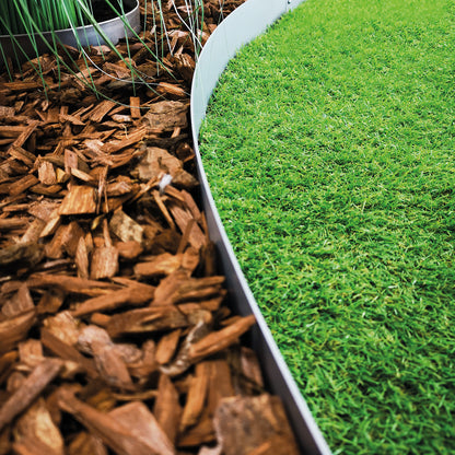 bellissa Rasenkante spina 2er Set Metall verzinkt 103x16 cm, Nutzlänge 2x 100cm