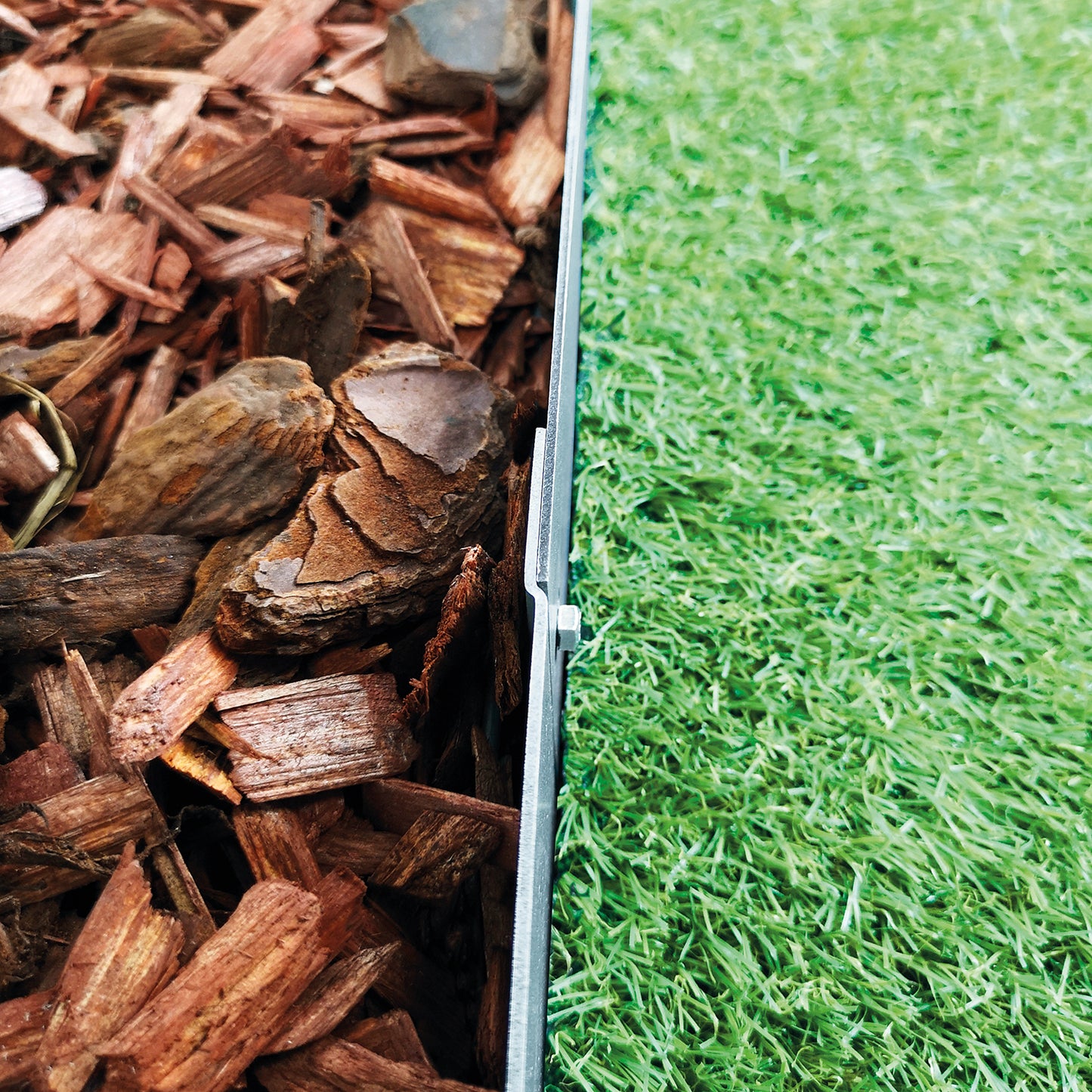 bellissa Rasenkante spina 2er Set Metall verzinkt 103x16 cm, Nutzlänge 2x 100cm