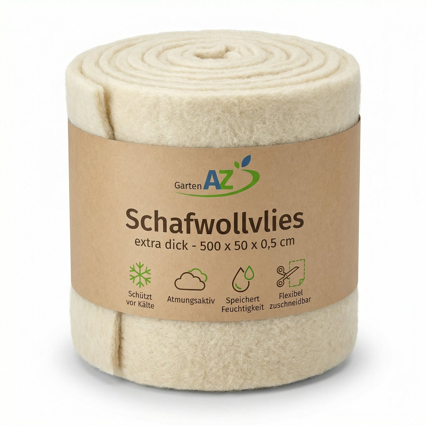 GartenAZ Winterschutz aus Schafwolle – Naturmatte für Garten, Kübelpflanzen & Hochbeete - ID: 70702932918646