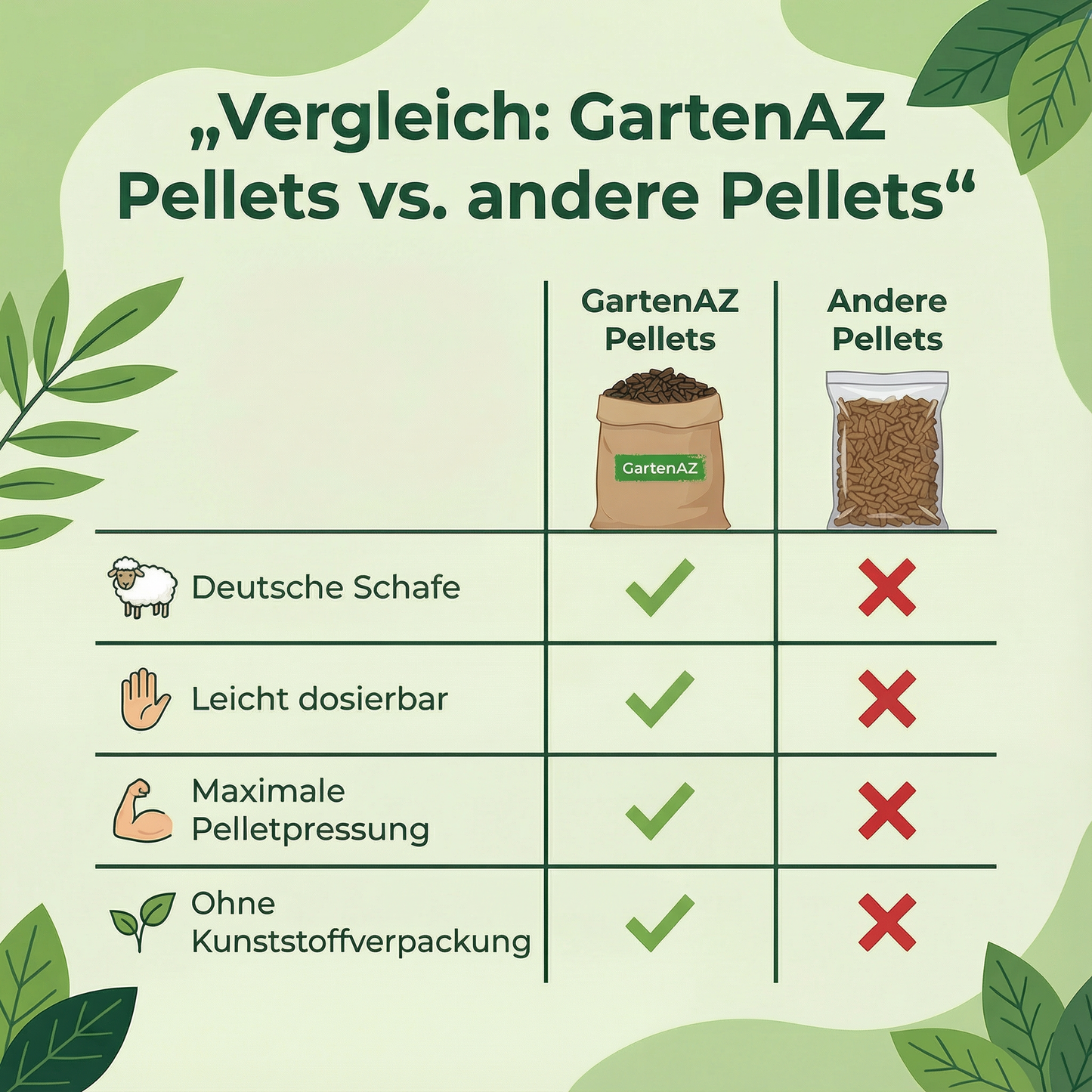 GartenAZ Bio Schafwollpellets – 4kg– Natürlicher Langzeitdünger & Bodenaktivator für Garten & Hochbeet