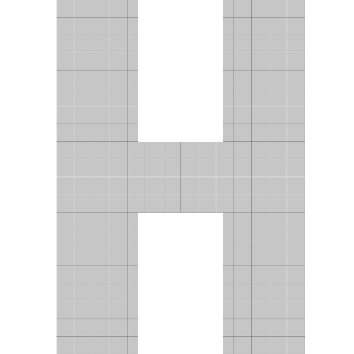 bellissa Buchstabengabione H 100x70x21 cm