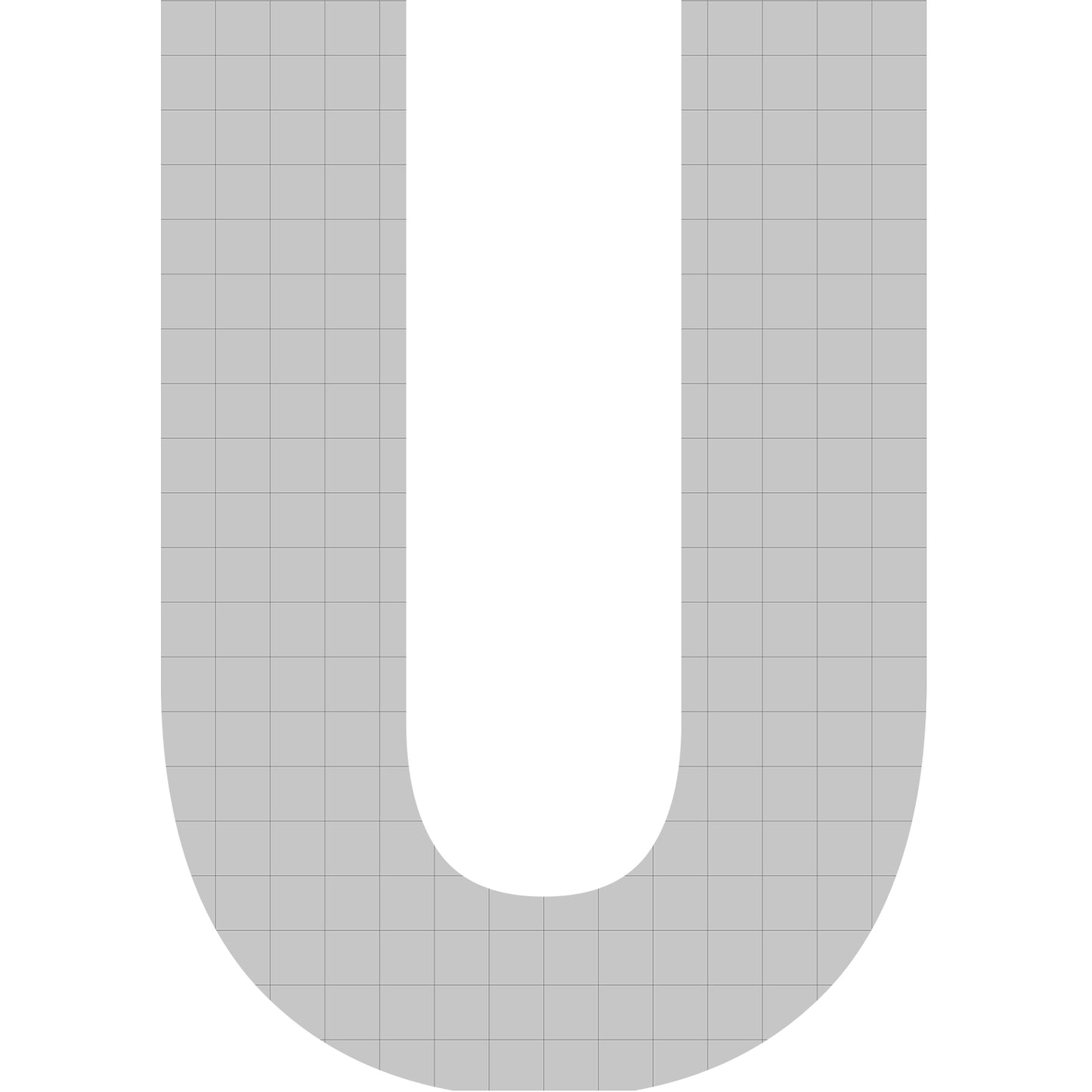 bellissa Buchstabengabione U 100x72x21 cm