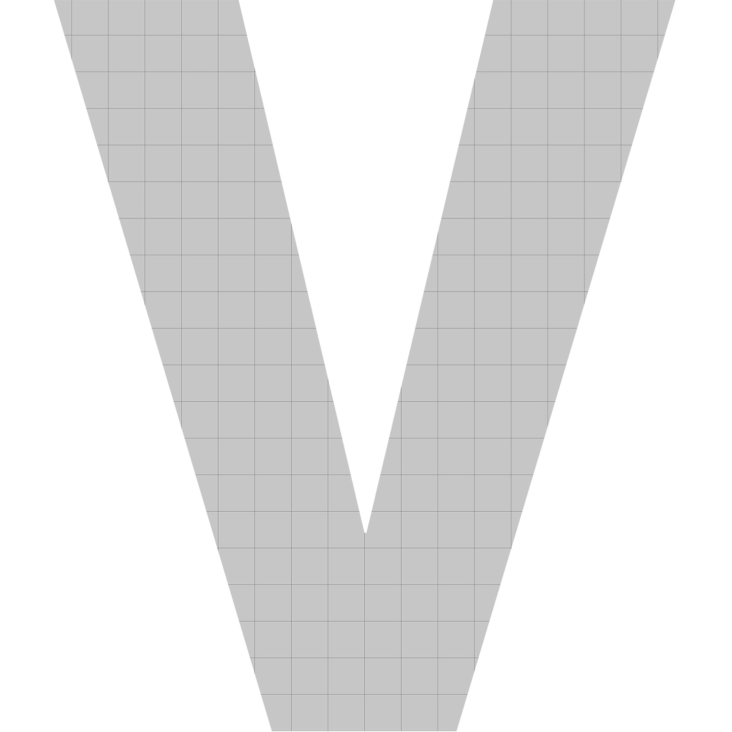 bellissa Buchstabengabione V 100x85x21 cm