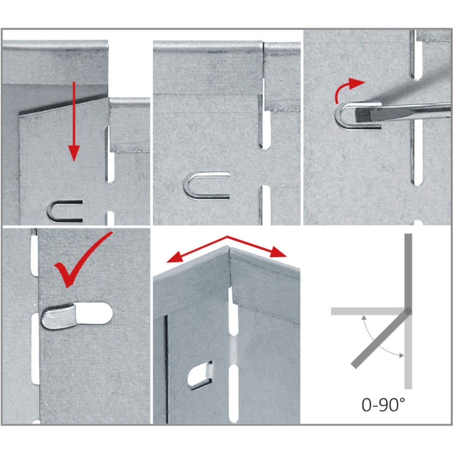 GartenAZ Metall Rasenkante verzinkt 103x13 cm, Nutzlänge 100 cm