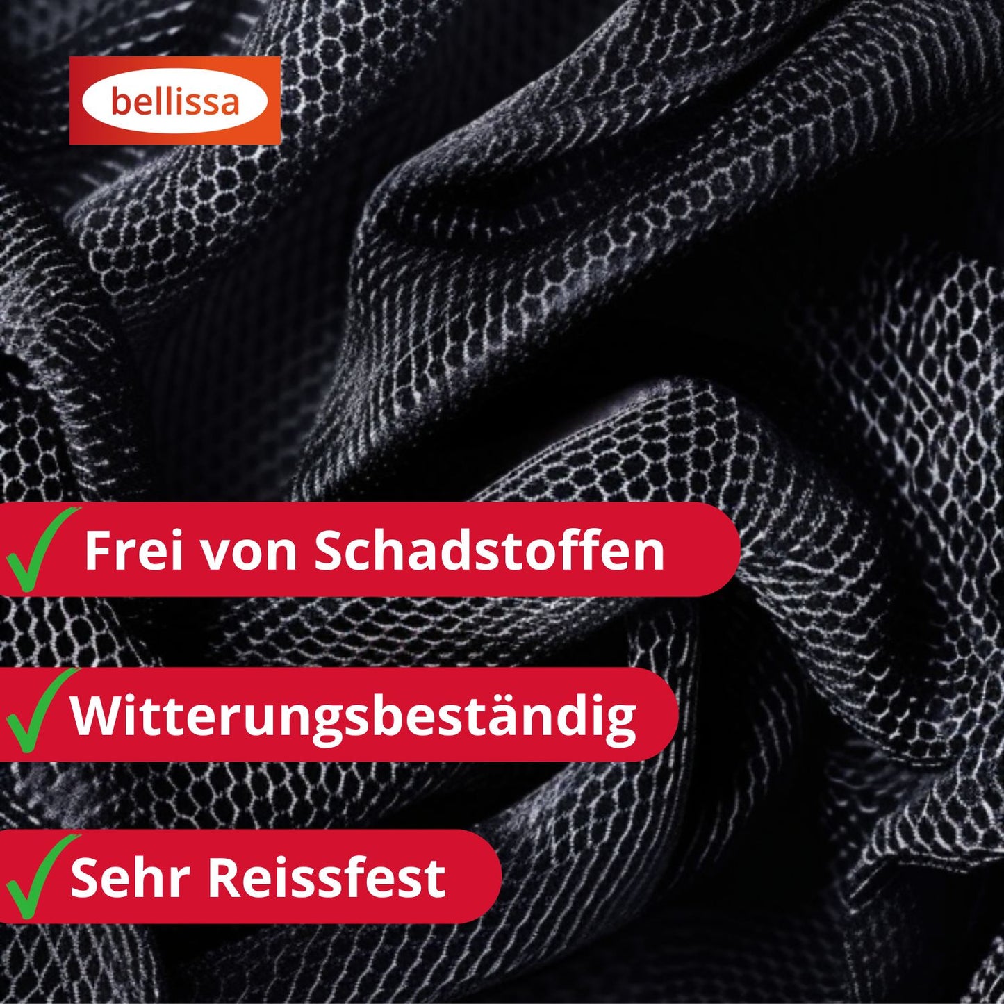 bellissa Unkraut-Stopp Vlies Comfort 0,91x10 m Rindenmulch-/Kies/-Splittunterlage 90g/m², a