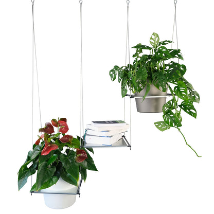 bellissa FILO Hängegarten Komplettset 1 - Hängeregal - Schweberegal