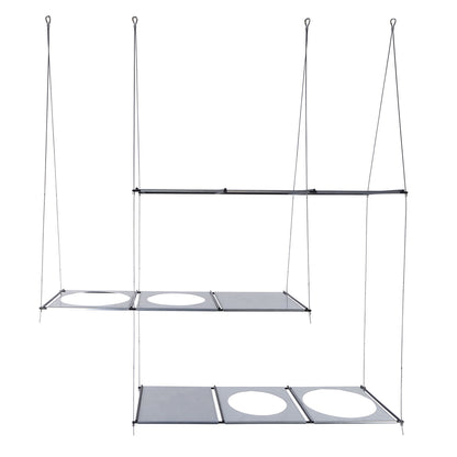 bellissa FILO Hängegarten Komplettset 3 - Hängeregal - Schweberegal