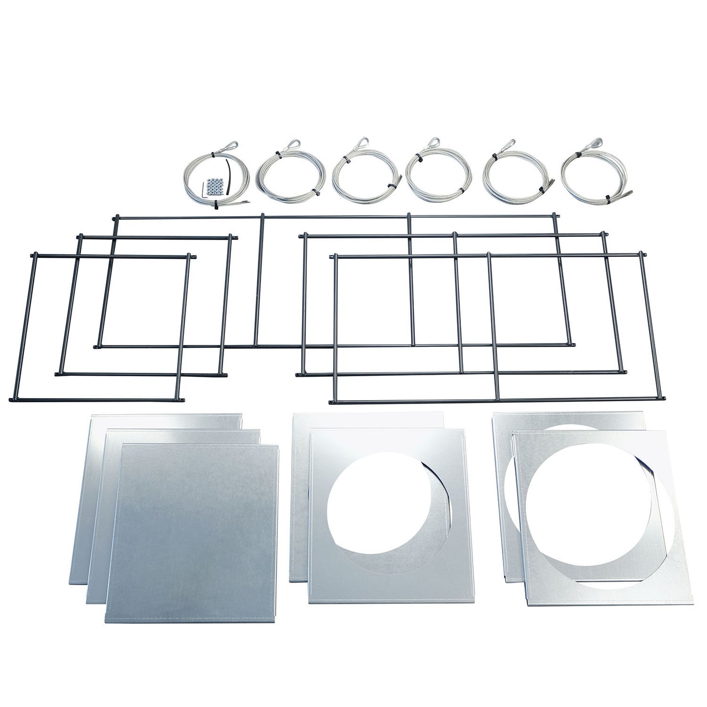 bellissa FILO Hängegarten Komplettset 4 - Hängeregal - Schweberegal