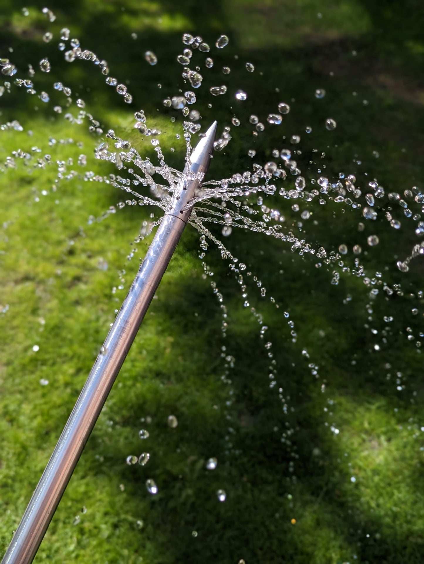 GartenAZ Bodenlanze versenkbar - unterirdische Rasenbewässerung mit Gardena Anschluss - Rasenbewasserung