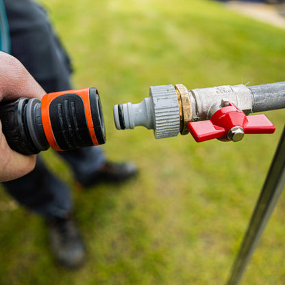 GartenAZ Bodenlanze versenkbar - unterirdische Rasenbewässerung mit Gardena Anschluss - Rasenbewasserung