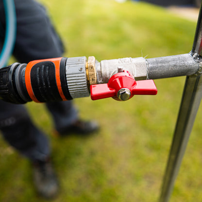 GartenAZ Bodenlanze versenkbar - unterirdische Rasenbewässerung mit Gardena Anschluss - Rasenbewasserung